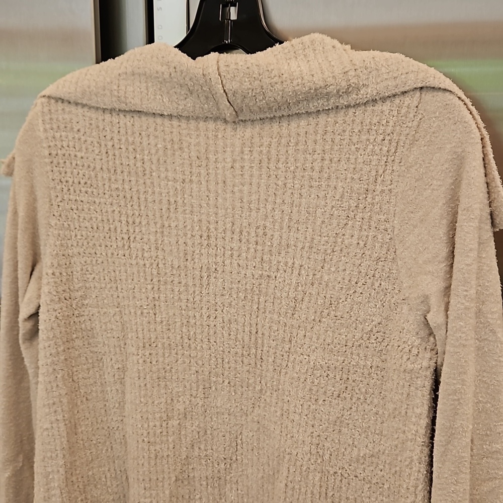 💕BAREFOOT DREAMS💕 CozyChic Lite Coastal Cardigan ~ Bisque Small S NWT - Picture 12 of 16